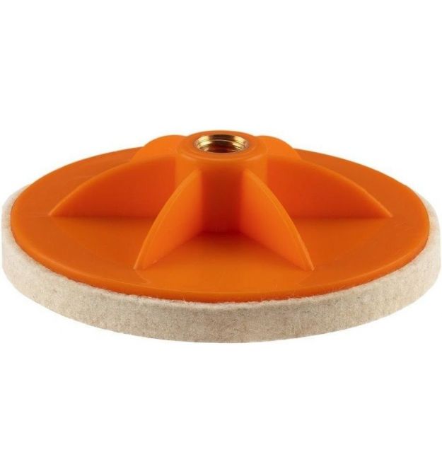 Neo Tools Диск полировальный, губка средней жесткости, M14, 125x10мм