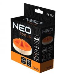 Neo Tools Диск полировальный, губка средней жесткости, M14, 125x20мм