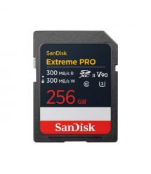 SanDisk Карта памяти SD 256GB C10 UHS-II U3 R300/W300MB/s Extreme Pro V90