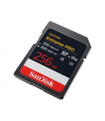 SanDisk Карта памяти SD 256GB C10 UHS-II U3 R300/W300MB/s Extreme Pro V90