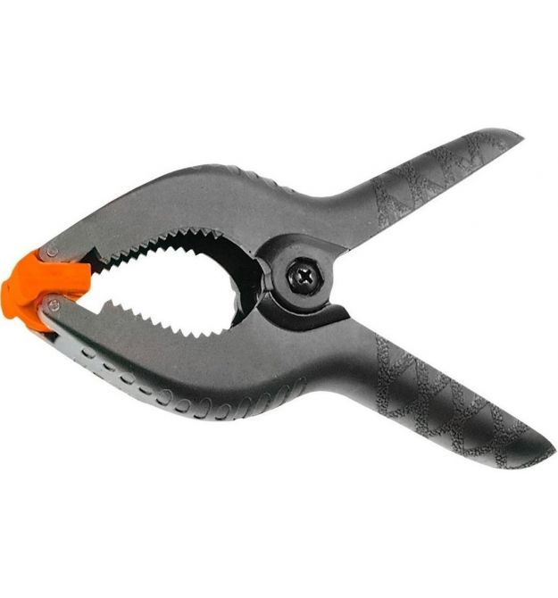 Top Tools Струбцина, зажим пружинный, пластик, 100мм