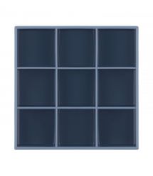 ARDESTO Набор форм для льда Gemini, 2шт, 10.9х10.9х3.6см, силикон, синий