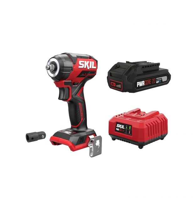 Skil Гайковерт ударный 3265 CA Compact 20В 1х2.5А·час до 2850об·мин 250Нм 0.9кг