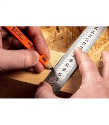 Neo Tools Линейка, нержавеющая сталь, 1м