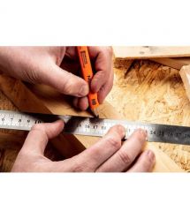 Neo Tools Линейка, нержавеющая сталь, 1м