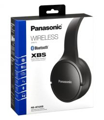 Panasonic Наушники On-ear RB-HF420 BT 5.0, SBC, Wireless, Mic, Черный