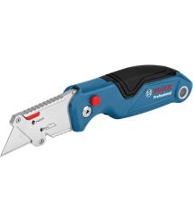 Bosch Нож, набор 2 шт, складной трапециевидное лезвие, корпус пластик, сегментированное лезвие корпус пластик