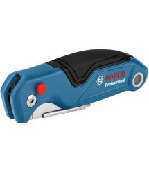 Bosch Нож, набор 2 шт, складной трапециевидное лезвие, корпус пластик, сегментированное лезвие корпус пластик