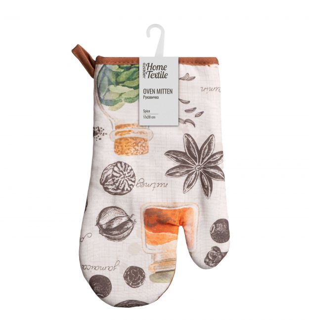 ARDESTO Рукавичка Spice 17х28см, 90% полиэстер, 10% хлопок