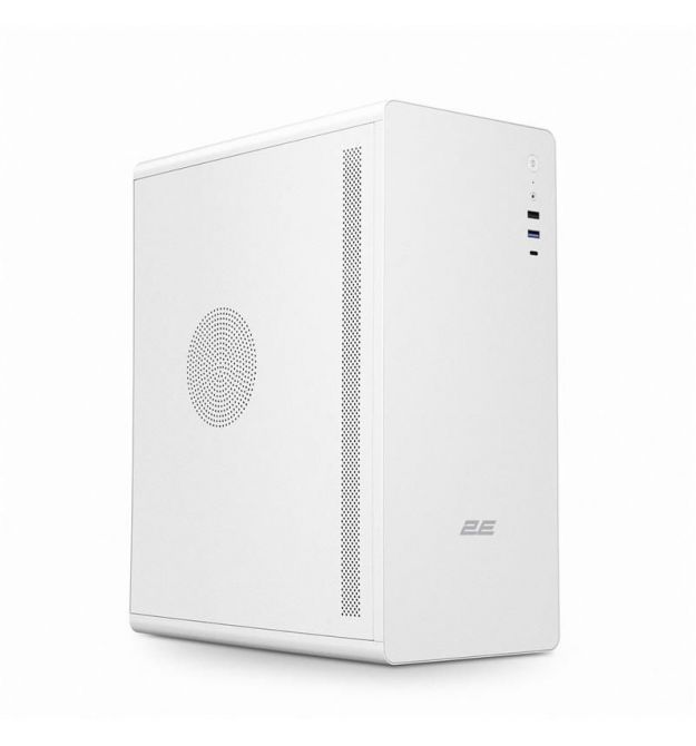 2E Gaming Корпус Credo V500W без БП, 1xUSB3.0, 1х USB 2.0, 1xUSB Type-C, 1x120мм, VGA 310мм, ATX, белый