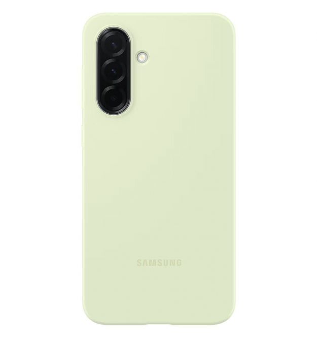 Samsung Чехол для Galaxy A36 (A366), Silicone Case, зеленый светлый