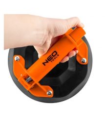 Neo Tools Присоска вакуумная, одинарная, пластиковый корпус, диаметр 200мм, кейс, 160кг