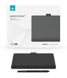 Huion Графический планшет 6.3"x3,9" Inspiroy Frego S, BT, USB-C, черный