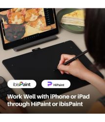 Huion Графический планшет 10.5"x6.25" Inspiroy Frego M, BT, USB-C, черный