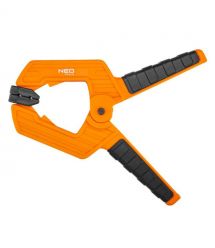 Neo Tools Струбцина, зажим пружинный, пластик, 75мм