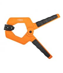 Neo Tools Струбцина, зажим пружинный, пластик, 65мм