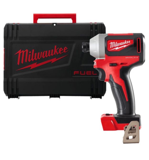 Milwaukee Винтоверт ударный аккумуляторный M18 BLID2-0X 18В 1700-3400об·мин 180Нм кейс 1.7кг без АКБ и ЗП