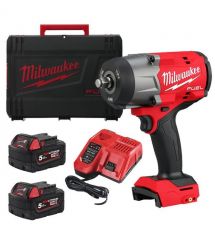 Milwaukee Гайковерт ударный аккумуляторный M18 FHIW2F12-502X 18В АКБ 2х5А·час 0-2000об·мин 2034Нм 1/2" ЗП M12-18FC кейс 3.4кг