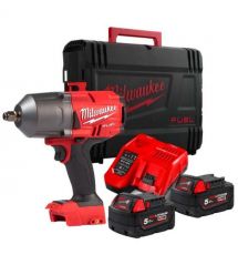 Milwaukee Гайковерт ударный аккумуляторный M18 FMTIW2F12-502X 18В АКБ 2х5А·час 0-2575об·мин 881Нм 1/2" ЗП M12-18FC кейс 6.28кг