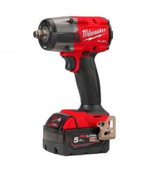 Milwaukee Гайковерт ударный аккумуляторный M18 FMTIW2F12-502X 18В АКБ 2х5А·час 0-2575об·мин 881Нм 1/2" ЗП M12-18FC кейс 6.28кг