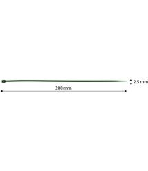 Neo Tools Хомут-стяжка, 50шт, пластик, 2.5х200мм, зеленый