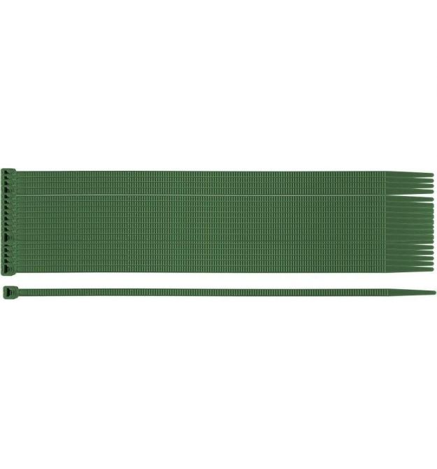 Neo Tools Хомут-стяжка, 50шт, пластик, 3.6х200мм, зеленый