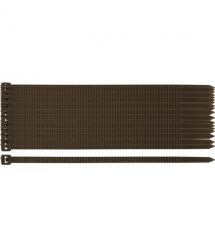 Neo Tools Хомут-стяжка, 50шт, пластик, 4.8х160мм, коричневый