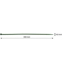Neo Tools Хомут-стяжка, 50шт, пластик, 4.8х300мм, зеленый