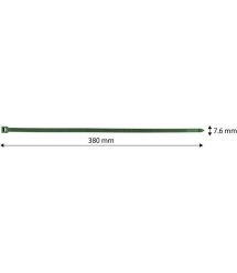 Neo Tools Хомут-стяжка, 50шт, пластик, 7.6х380мм, зеленый