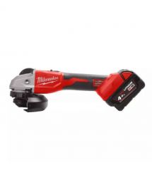 Milwaukee Шлифмашина угловая аккумуляторная M18 BLSAG125X-402X 125мм 18В 2x4А·час ЗП М12-18С 11000об·мин 2.4кг кейс