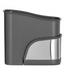 ARDESTO Органайзер для щеток, 15x10x13.5см, пластик, нержавеющая сталь, серый