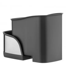 ARDESTO Органайзер для щеток, 15x10x13.5см, пластик, нержавеющая сталь, серый