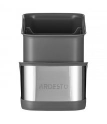 ARDESTO Органайзер для щеток, 15x10x13.5см, пластик, нержавеющая сталь, серый