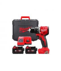 Milwaukee Шуруповерт-дрель аккумуляторная M18 BLPDRC-502C 18В 2х5А·час М12-М18 60Нм 0·1700об·мин 1.5кг