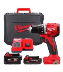 Milwaukee Шуруповерт-дрель аккумуляторная М18 BLPDRC-422С 18В 1х2А·час 1х4А·час 60Нм 500·1700об·мин ЗП M12-18C кейс 1.5кг
