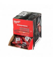 Milwaukee Биты Shockwave carabiner2, набор 10шт, сталь