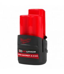 Milwaukee Аккумулятор Redlithium M12 12В, 2.5А·час, 0.2кг