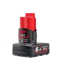 Milwaukee Аккумулятор Redlithium M12 12В, 6А·час, 0.4кг