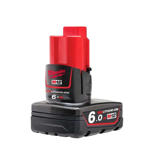 Milwaukee Аккумулятор Redlithium M12 12В, 6А·час, 0.4кг