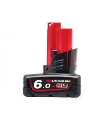 Milwaukee Аккумулятор Redlithium M12 12В, 6А·час, 0.4кг