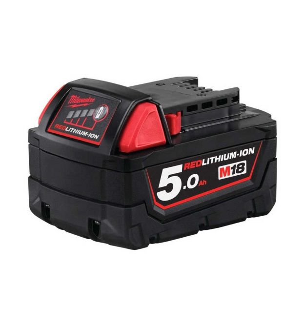 Milwaukee Аккумулятор Redlithium M18 18В, 5А·час, 0.8кг