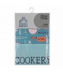 ARDESTO Фартук Cookery 68х80см, 90% полиэстер, 10% хлопок, бежево-черный