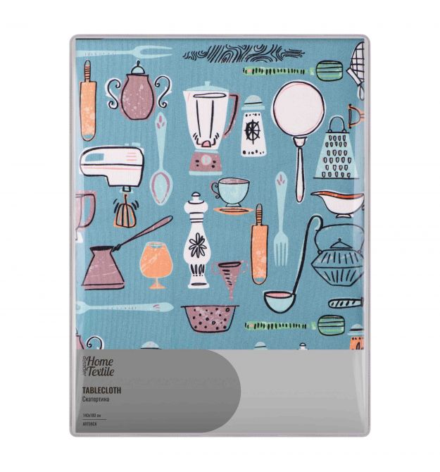 ARDESTO Скатерть Cookery 140х180см, 90% полиэстер, 10% хлопок