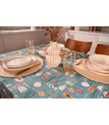ARDESTO Скатерть Cookery 140х180см, 90% полиэстер, 10% хлопок