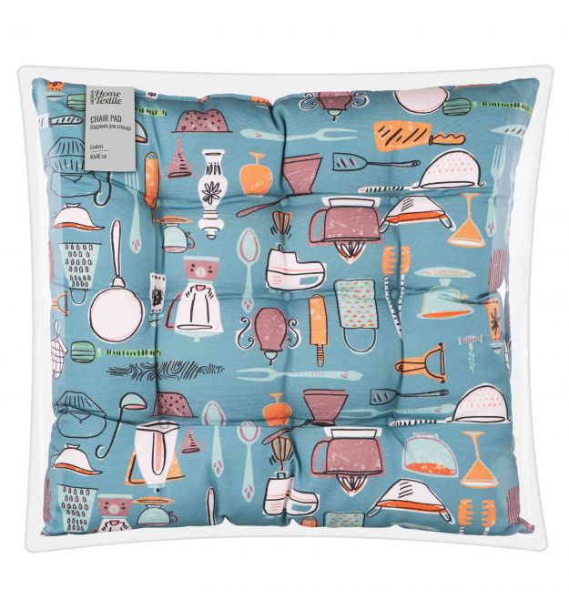 ARDESTO Подушка для стула Cookery 40х40см, 90% полиэстер, 10% хлопок
