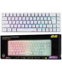 2E Gaming Клавиатура игровая KG360 RGB 68key WL White Ukr