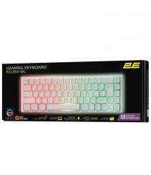 2E Gaming Клавиатура игровая KG360 RGB 68key WL White Ukr