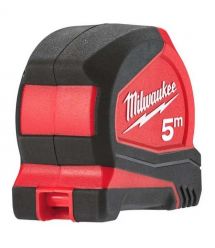 Milwaukee Рулетка Pro Compact, 5мх19мм, с фиксатором сматывания, АБС-пластик