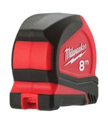Milwaukee Рулетка Pro Compact, 8мх25мм, с фиксатором сматывания, АБС-пластик
