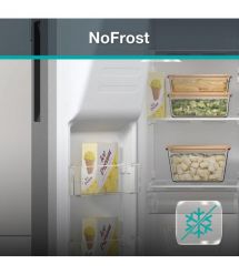 Gorenje Холодильник SBS, 179х70х92см, 2 дв., 376(190)л, А++, NF+, Инв. , Зона св-ти, диспен